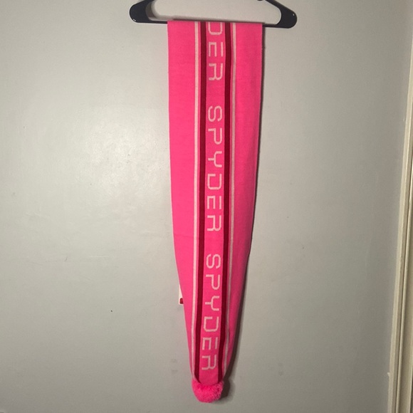 SPYDER - Women’s Scarf - Pink / Red / White - Size - OS - Picture 1 of 7
